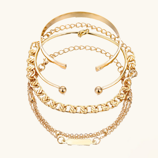 4-Piece Bracelet Set "Emma"