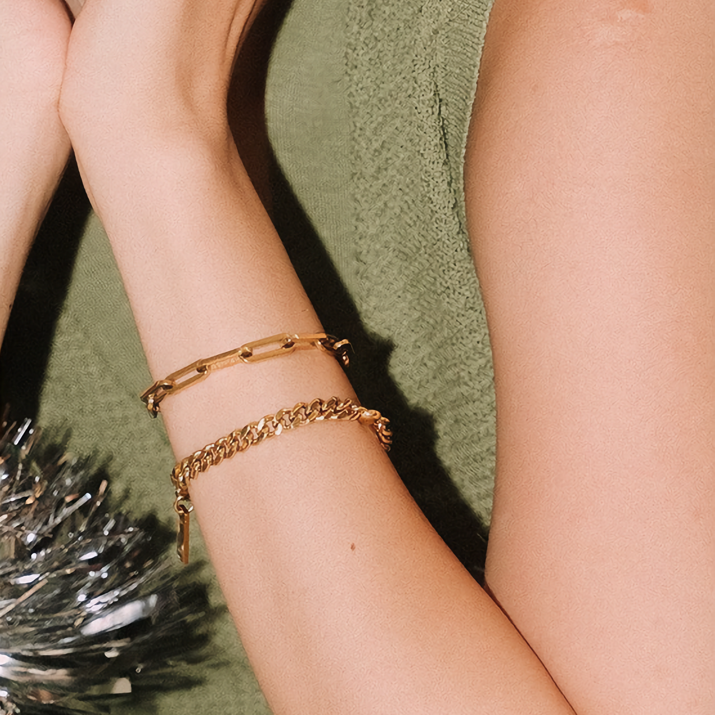 Asta Gold Paperclip Chain Bracelet