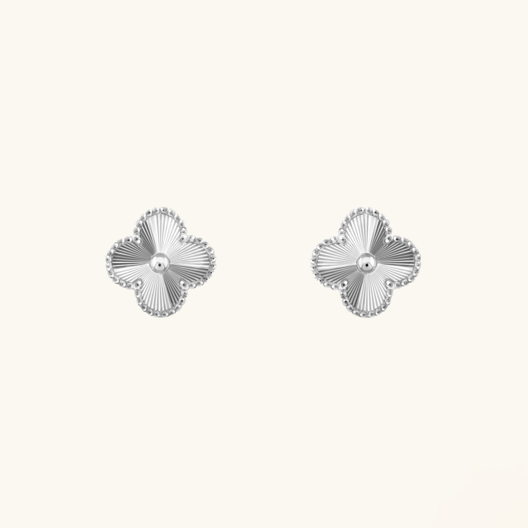 CLOVER | Silver Earrings