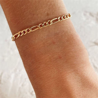 Saturn Gold Chain Bracelet