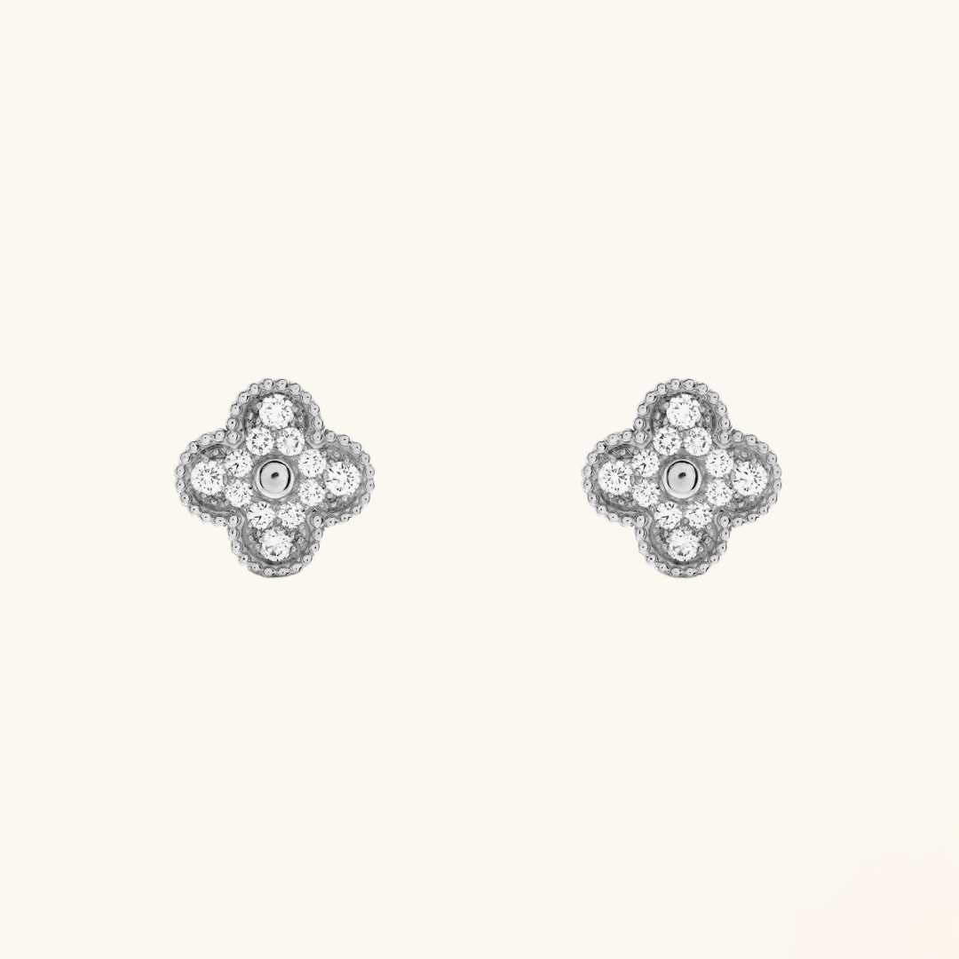 CLOVER | Silver Earrings Prestige