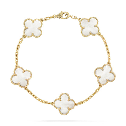 CLOVER | White Bracelet