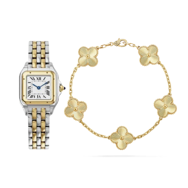 2-Piece Watch Bracelet Set "Julio"