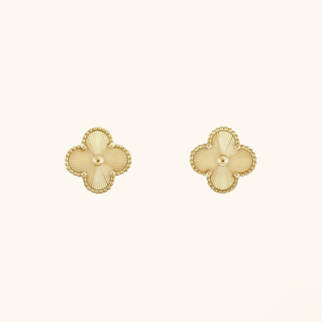 CLOVER | Gold Earrings