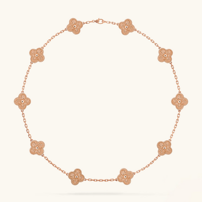 CLOVER | 10 Motive Pink Necklace