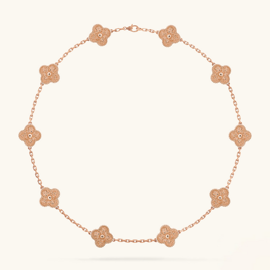 CLOVER | 10 Motive Pink Necklace