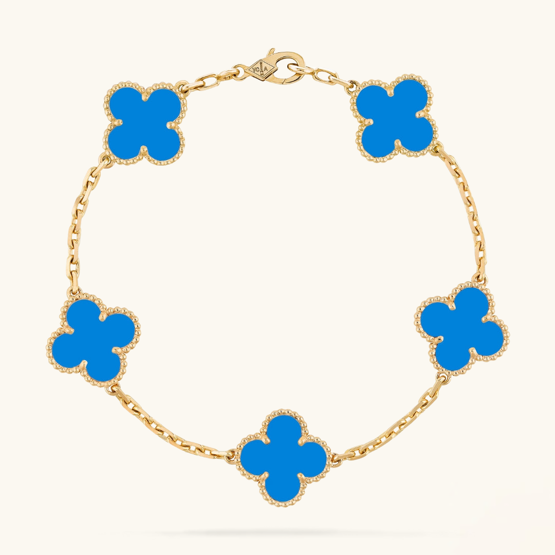 CLOVER | Blue Bracelet