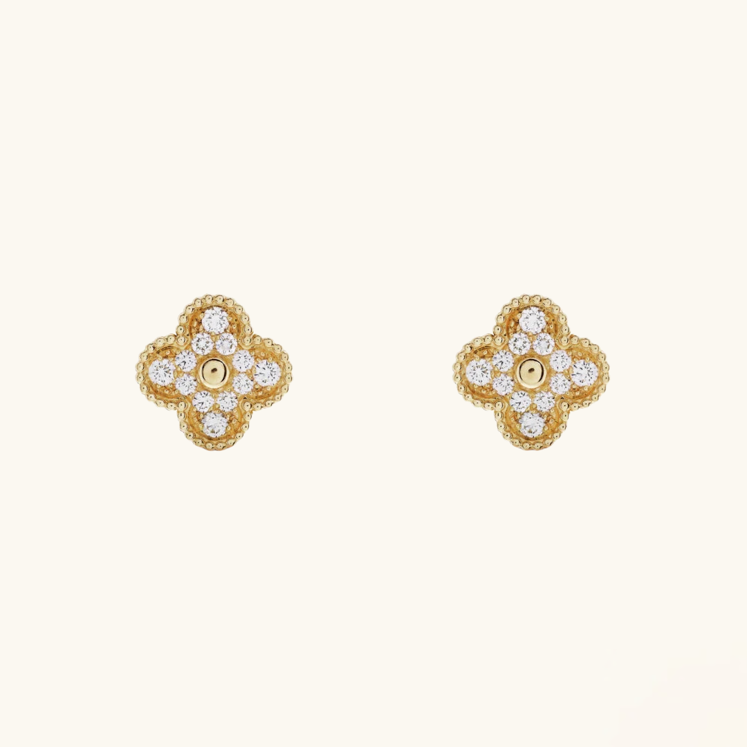 CLOVER | Gold Earrings Prestige