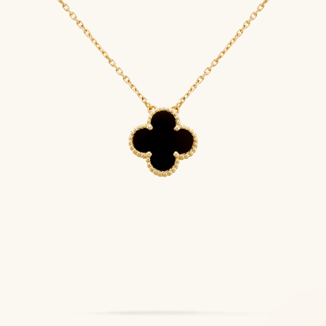 CLOVER | Black Necklace