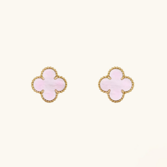 CLOVER | Pink earrings