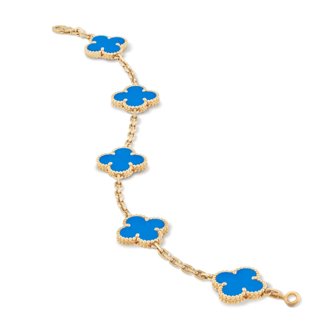 CLOVER | Blue Bracelet