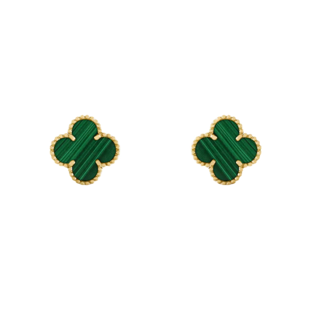 CLOVER | Green Earrings