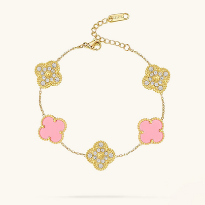 CLOVER | Pink/Gold Bracelet Prestige