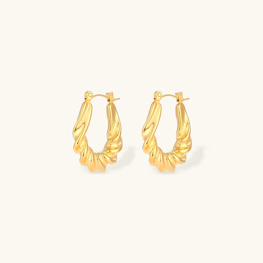 Adaline Twist Drop Earrings