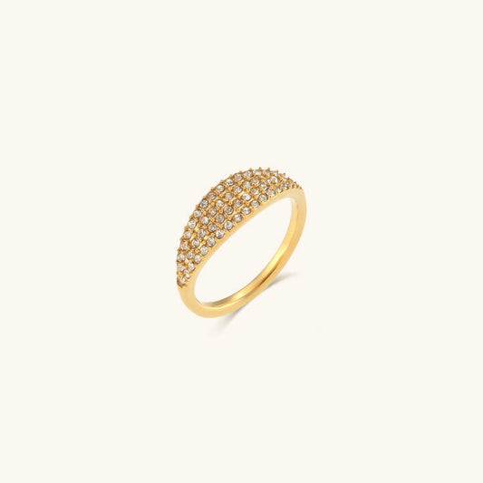 Germaine Paved Gold Ring