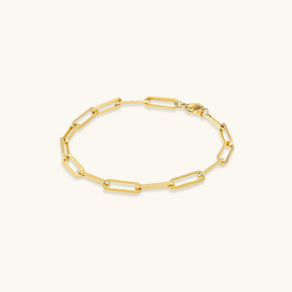 Eloise Gold Paperclip Bracelet