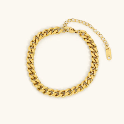 Jean Gold Chain Bracelet