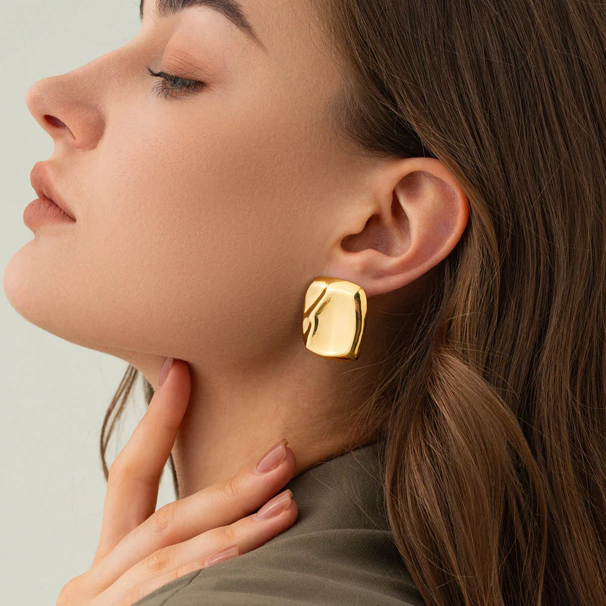 Poppy Gold Earrings