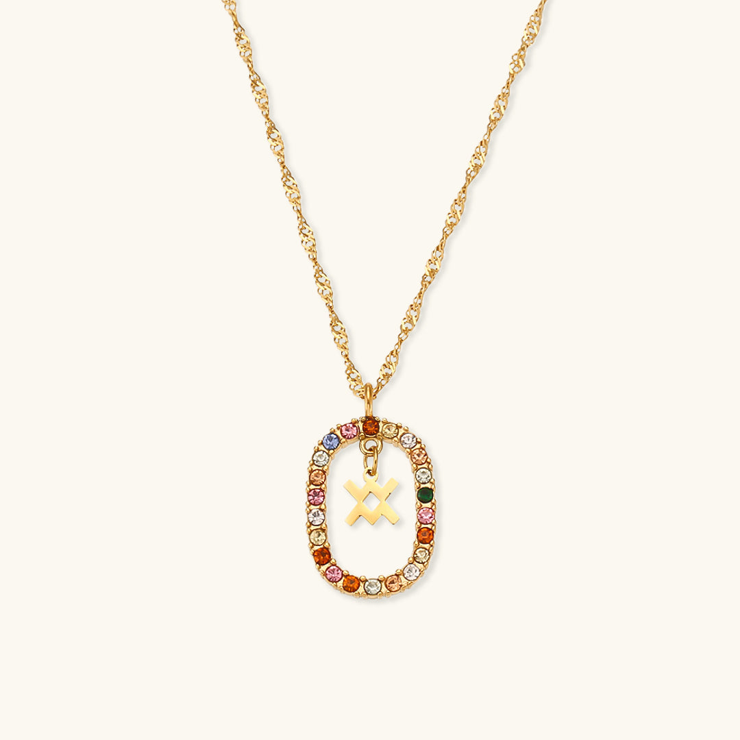 Colette Zodiac Gemstone Necklace