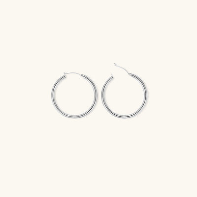 Wide Round Hoops