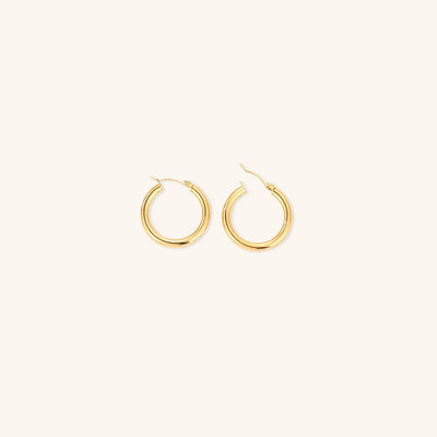 Wide Round Hoops