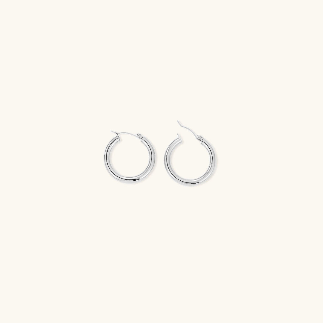 Wide Round Hoops