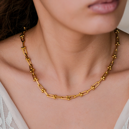 Cascade Gold Chain Necklace