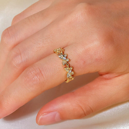 Colleen Butterfly Gold Ring