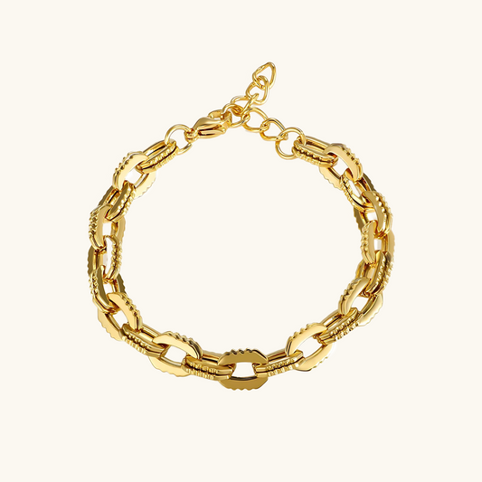 Camden Chunky Link Bracelet-Gold