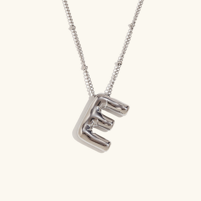 Balloon Initial Serenity Necklace