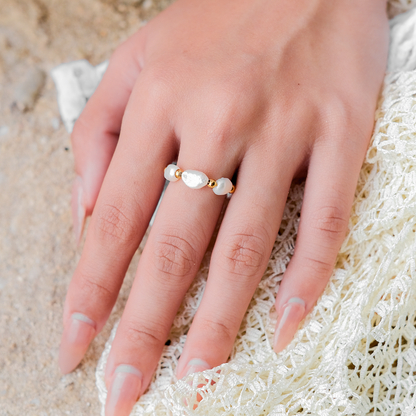 Fiji Pearl Band Ring