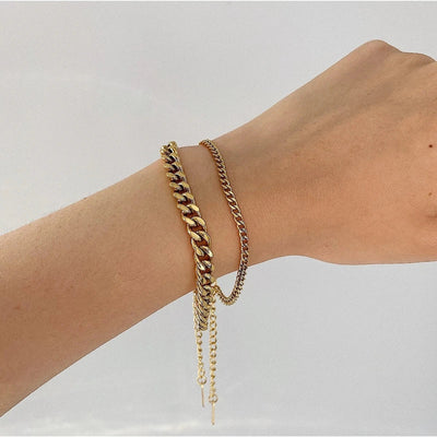 Jean Gold Chain Bracelet 