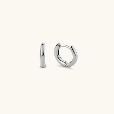 Ingrid Dual Tone Hoop Earring