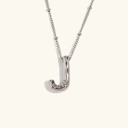 Balloon Initial Serenity Necklace