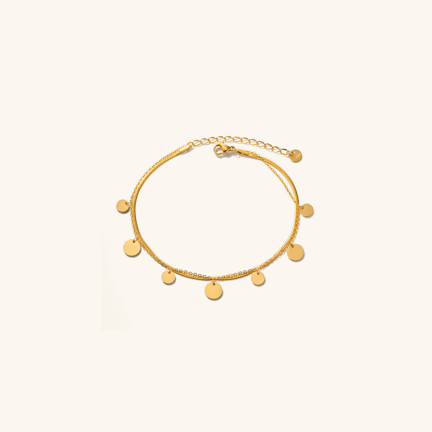 Cleora Gold Anklet