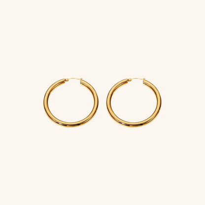 Wide Hoop Earrings