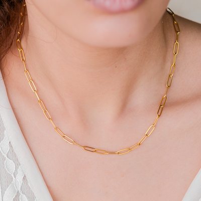 Lena Gold Chain Necklace