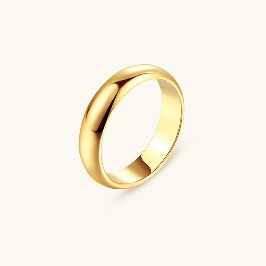 MNML Block Ring - Gold