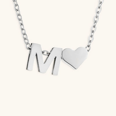 Ria Initial Letter Gold Necklace