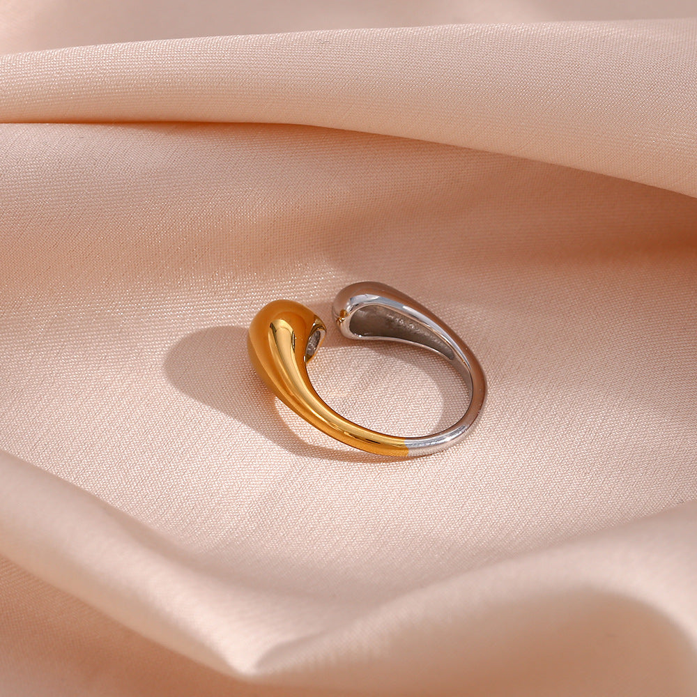 Seren Dual Tone Gold Ring