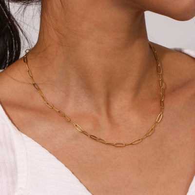 Lena Gold Chain Necklace