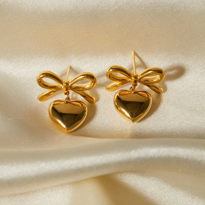 Rowanne French Knot Gold Earrings