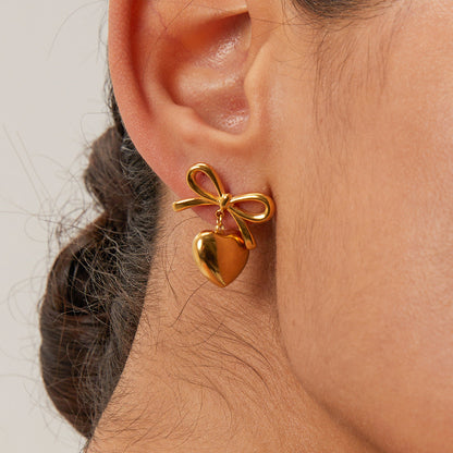 Rowanne French Knot Gold Earrings