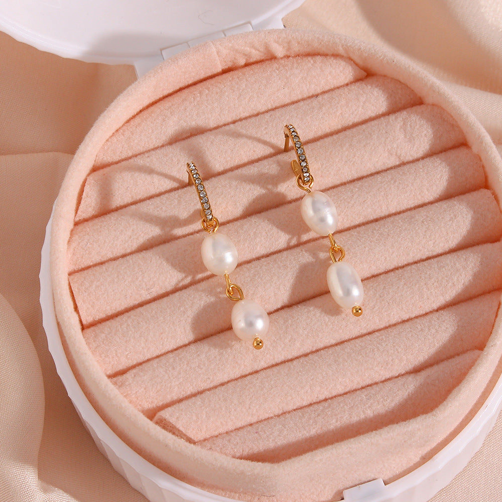 Alexa Freshwater Pearl Earrings