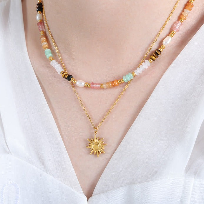 Eliora Gold Sun Necklace