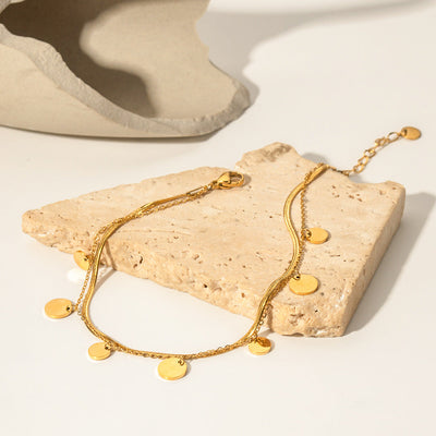 Cleora Gold Anklet