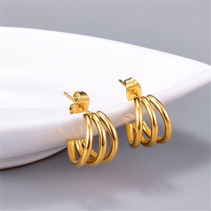 Cradle Gold Earrings