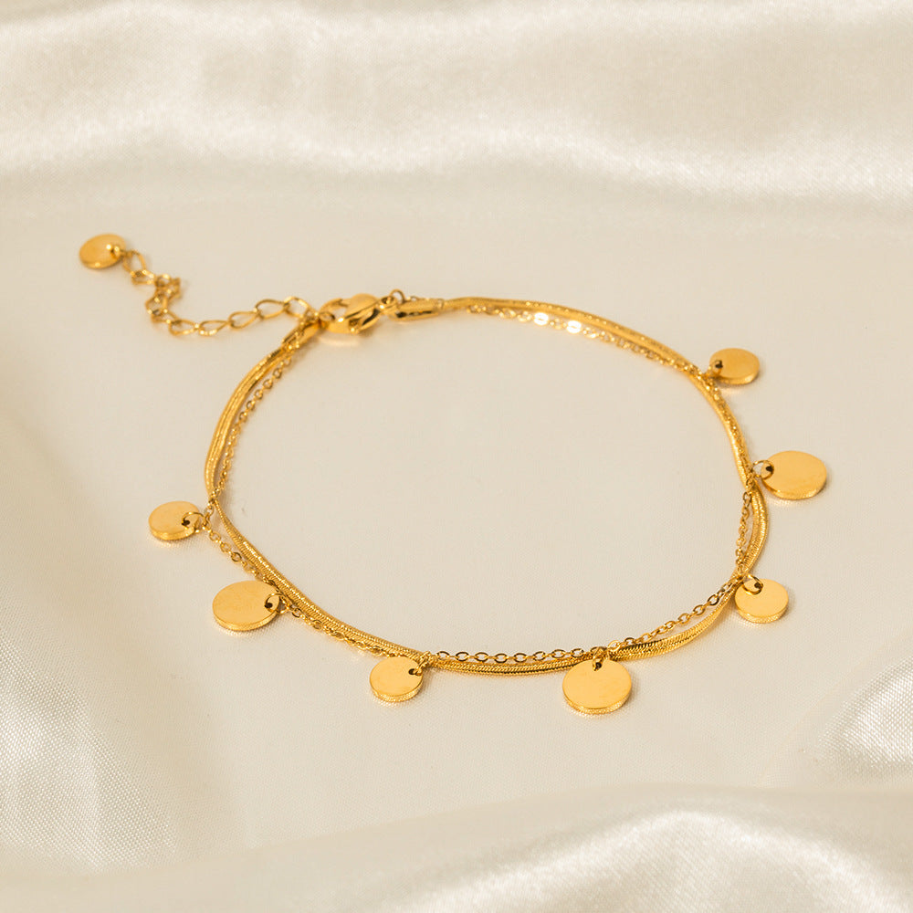 Cleora Gold Anklet