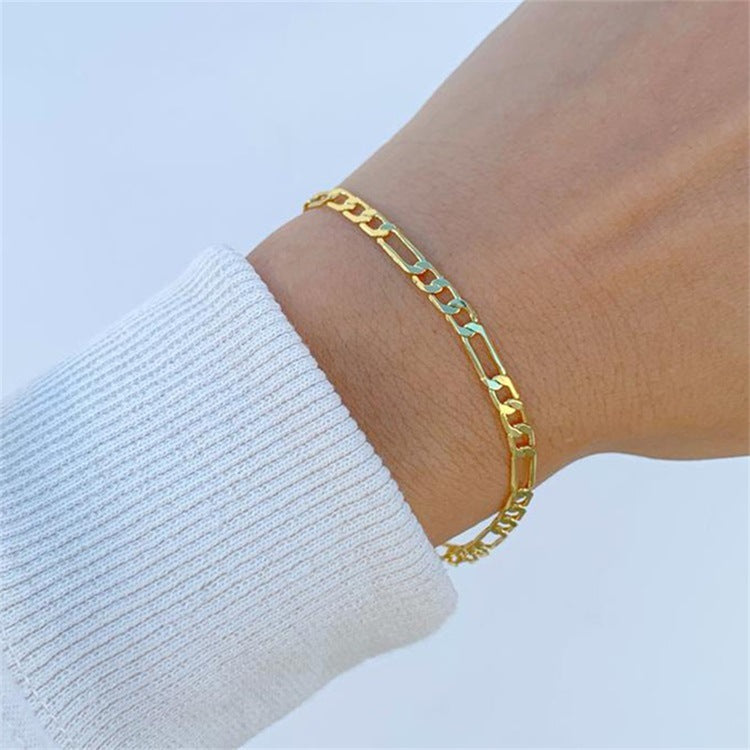 Saturn Gold Chain Bracelet