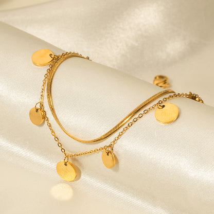 Cleora Gold Anklet